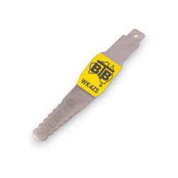 Lame BTB en Z courte rigide dentelée 140mm