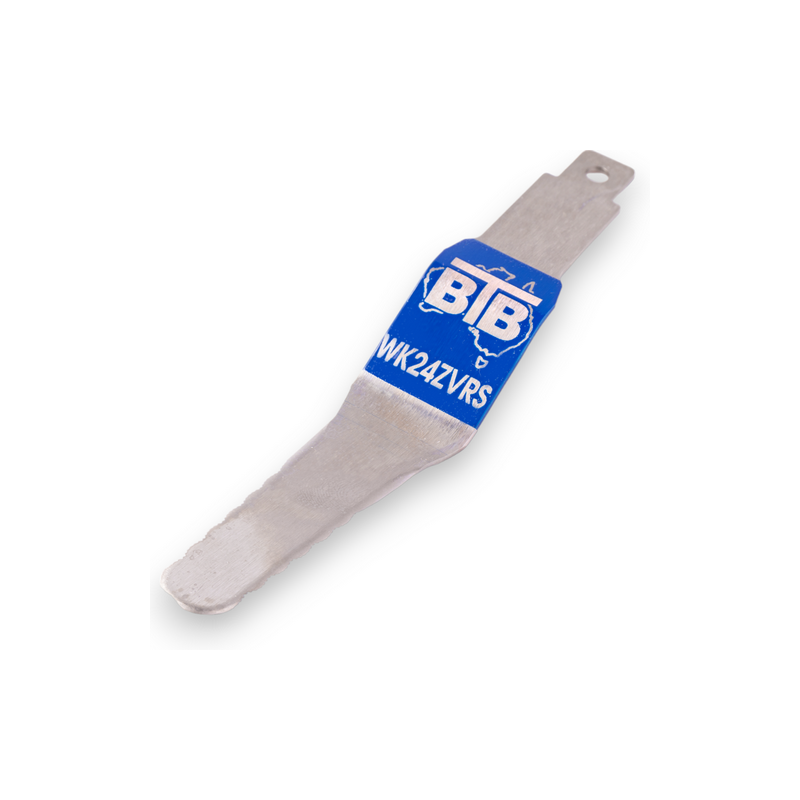 Lame flexible déportée inversée