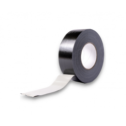 Toile noire adhésive 50mm